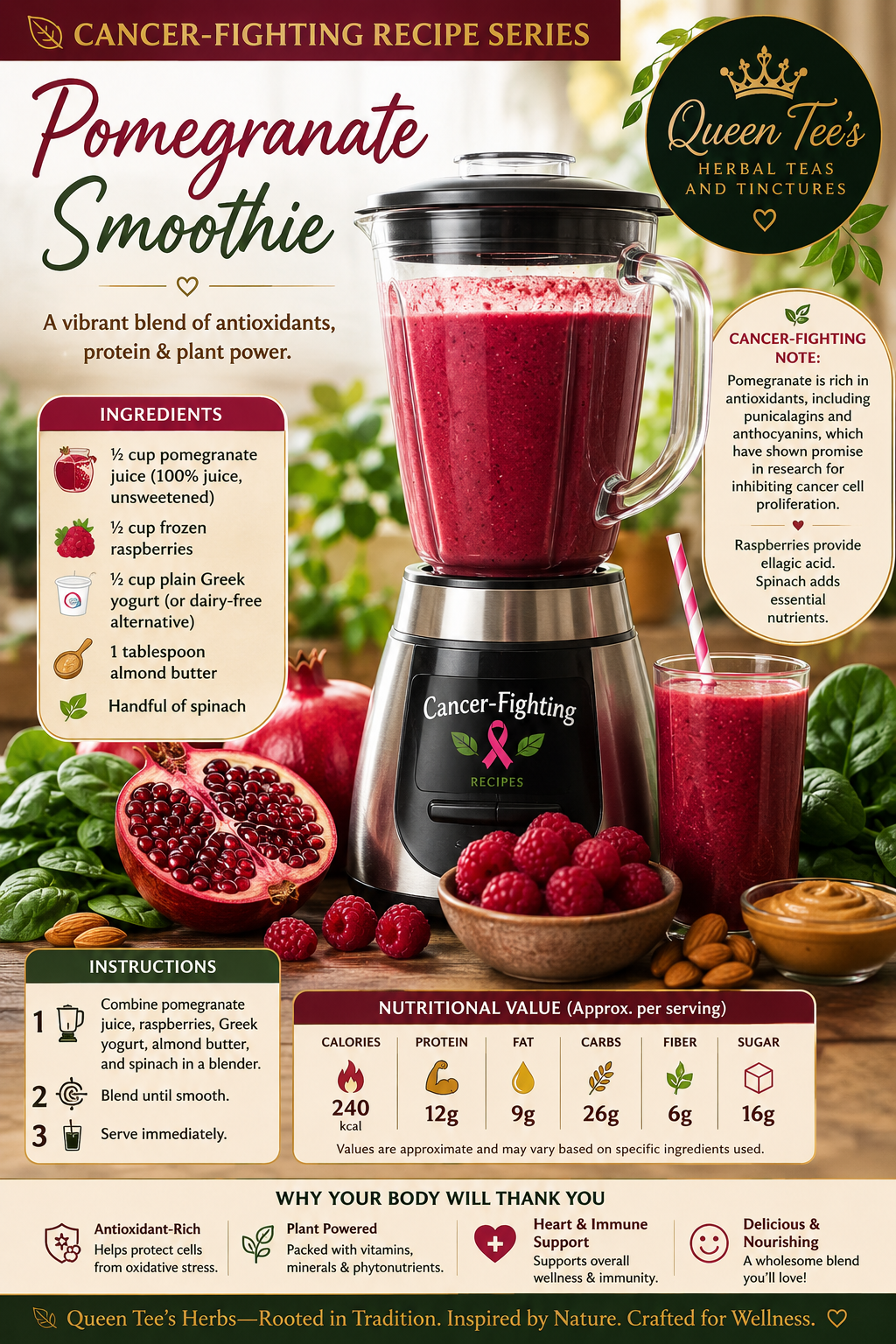 The Power of Pomegranate to Help Fight Cancer!