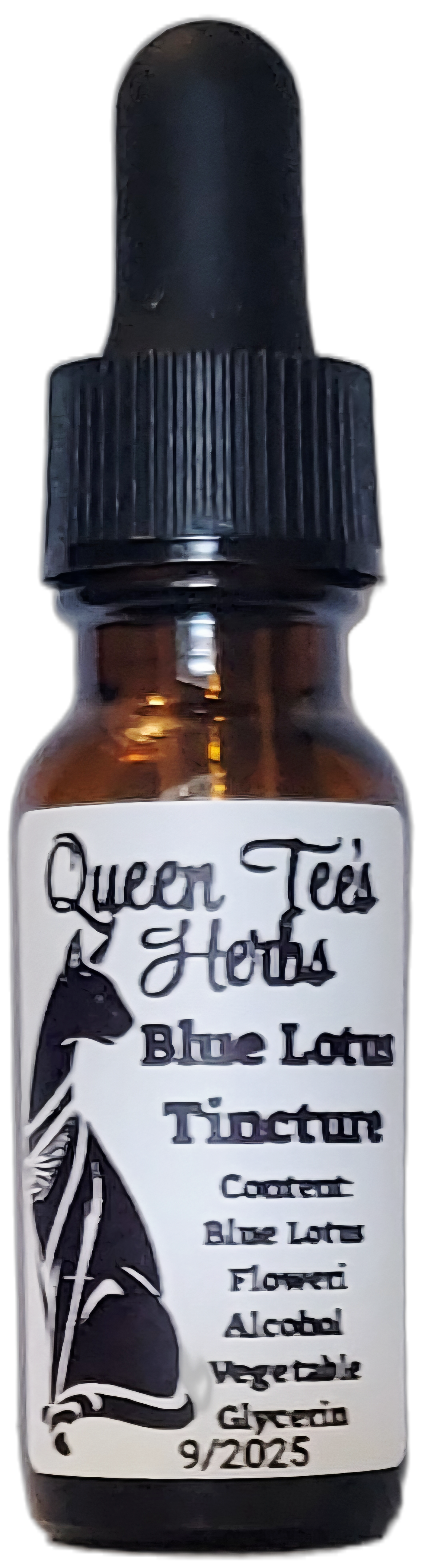 Queen Tee's Premium Blue Lotus Tincture (Nymphaea caerulea)