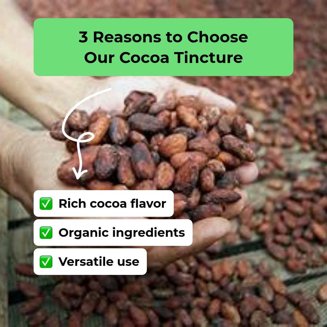 Queen Tee's Premium Cocoa Tincture (Theobroma cacao)