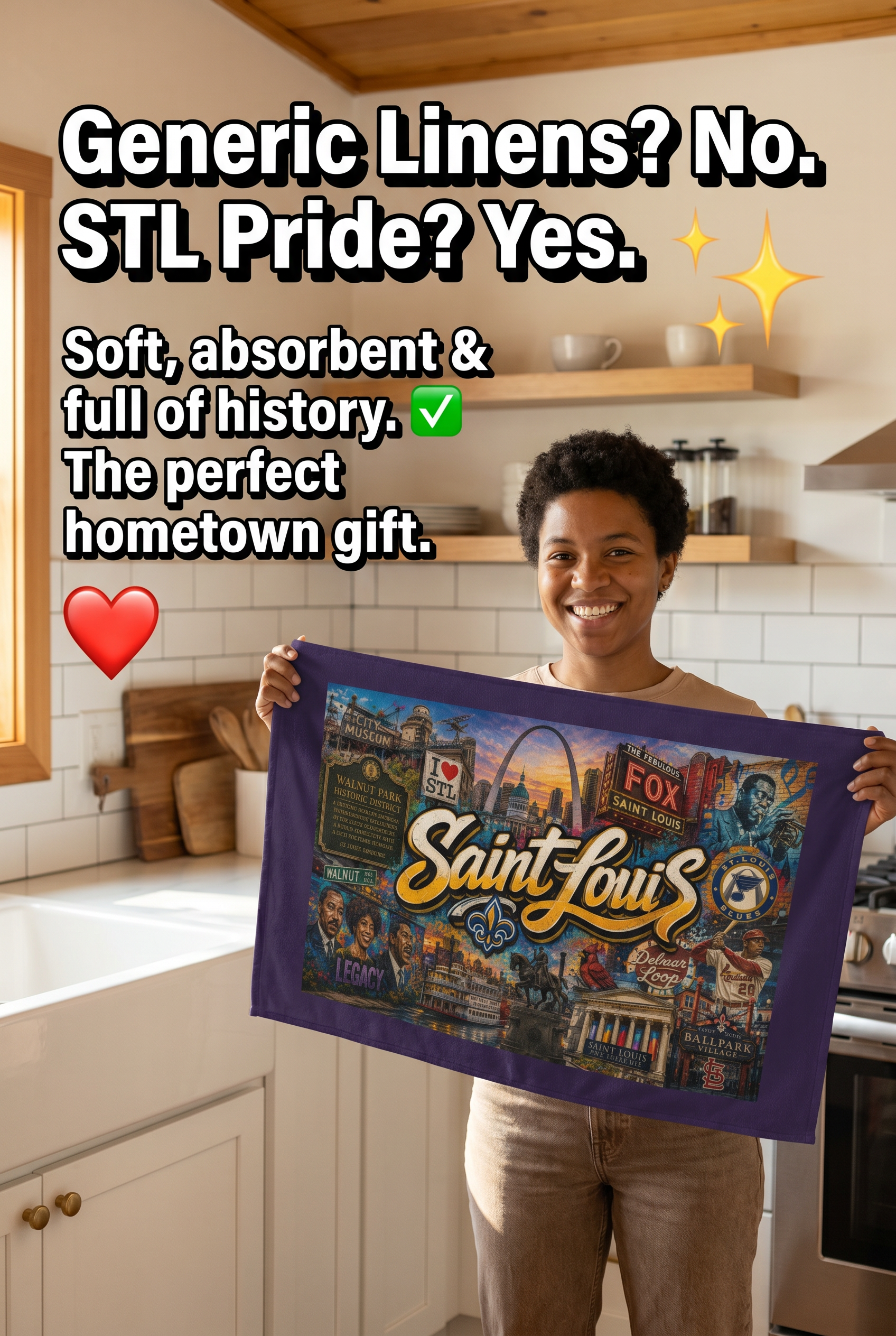 Saint Louis, MO Hand towel