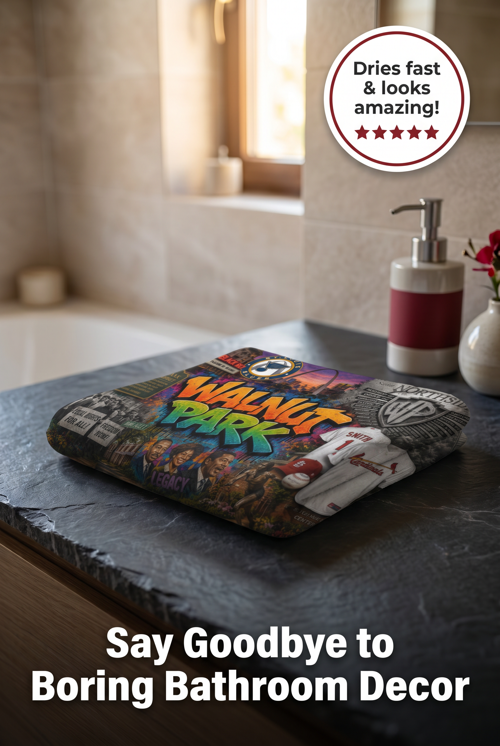 Saint Louis Walnut Park Hand towel