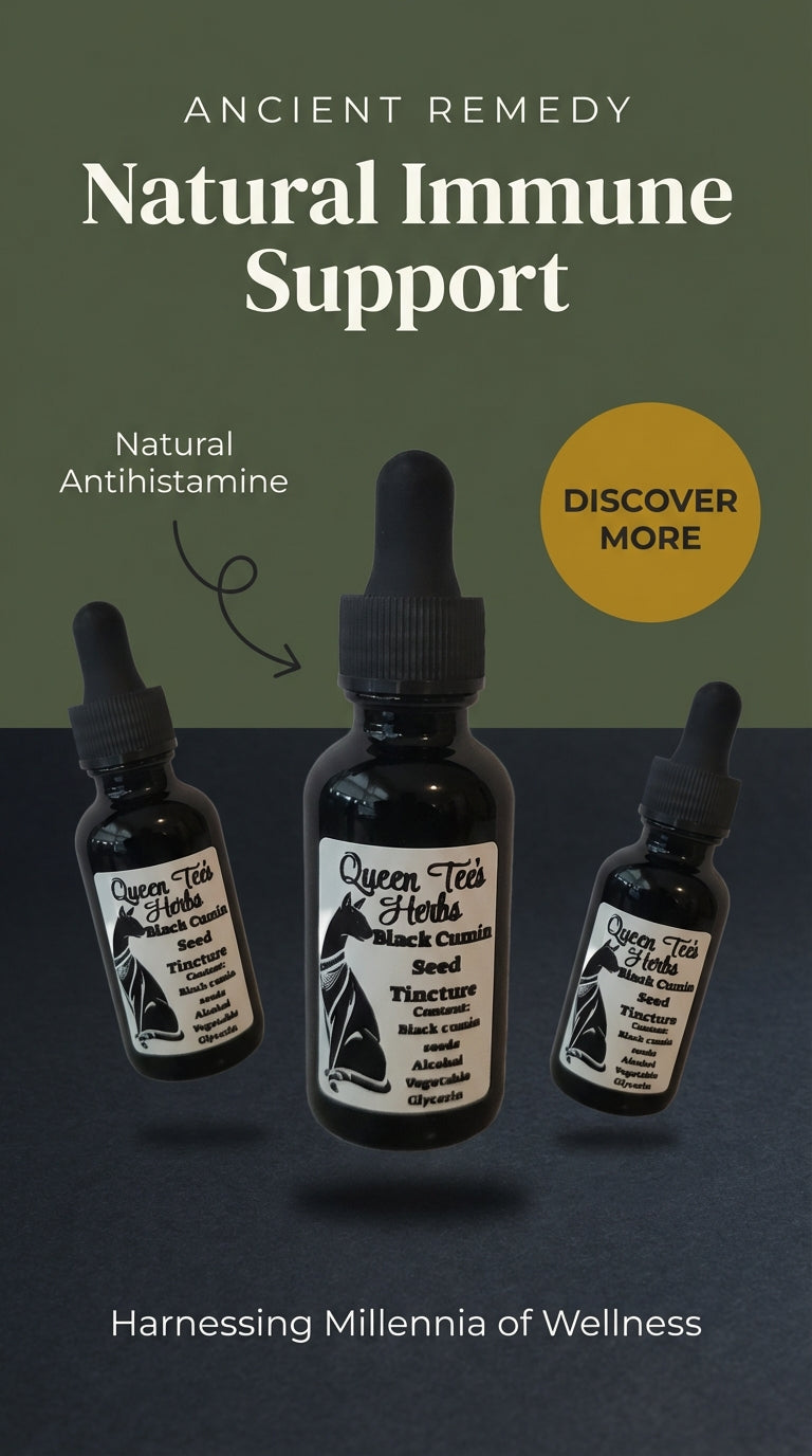 Queen Tee's Premium Black Cumin Seed Tincture