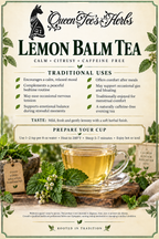 Premium Lemon Balm Tea