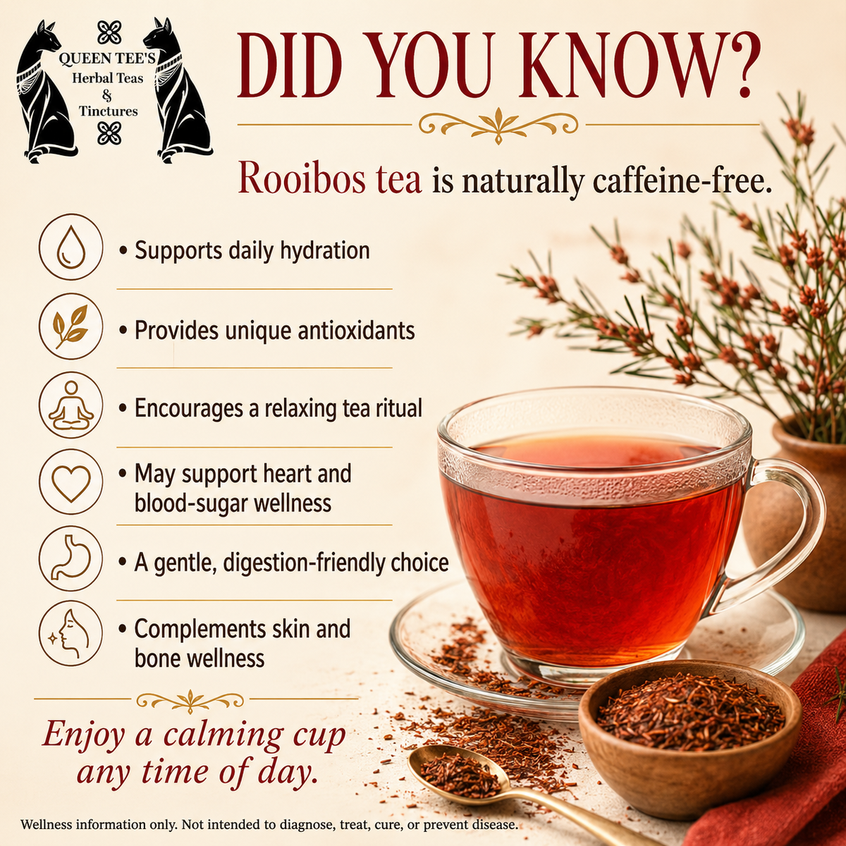 Queen Tee’s Premium Rooibos Tea
