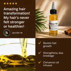 Queen Tee's Premium Batana Oil infused with Cinnamon-2 oz