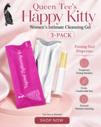 Happy Kitty Women's Feminine Cleansing Tightening Gel (3-Pack)
