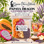 Queen Tee's Premium Freeze-Dried Fruit Tea Slices Packages