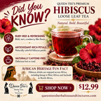 Queen Tee’s Premium Hibiscus Loose Leaf Tea