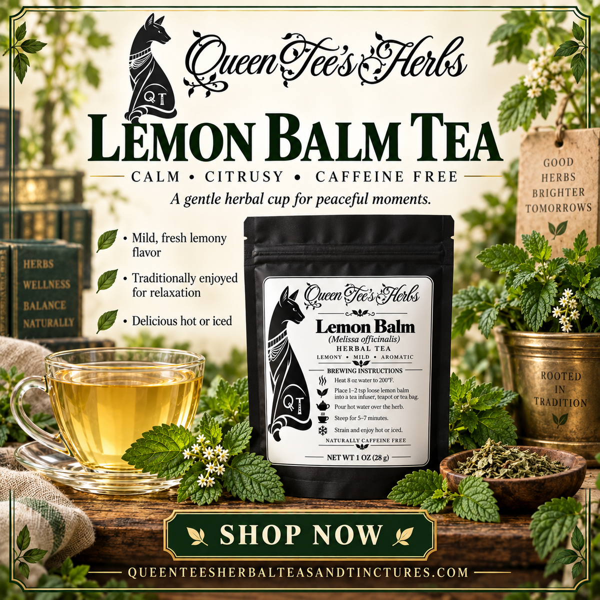Premium Lemon Balm Tea