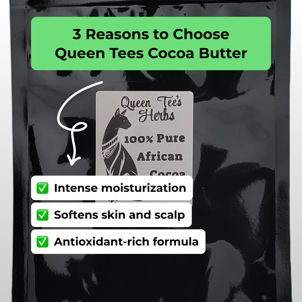 Queen Tees 100% Premium Pure African Cocoa Butter