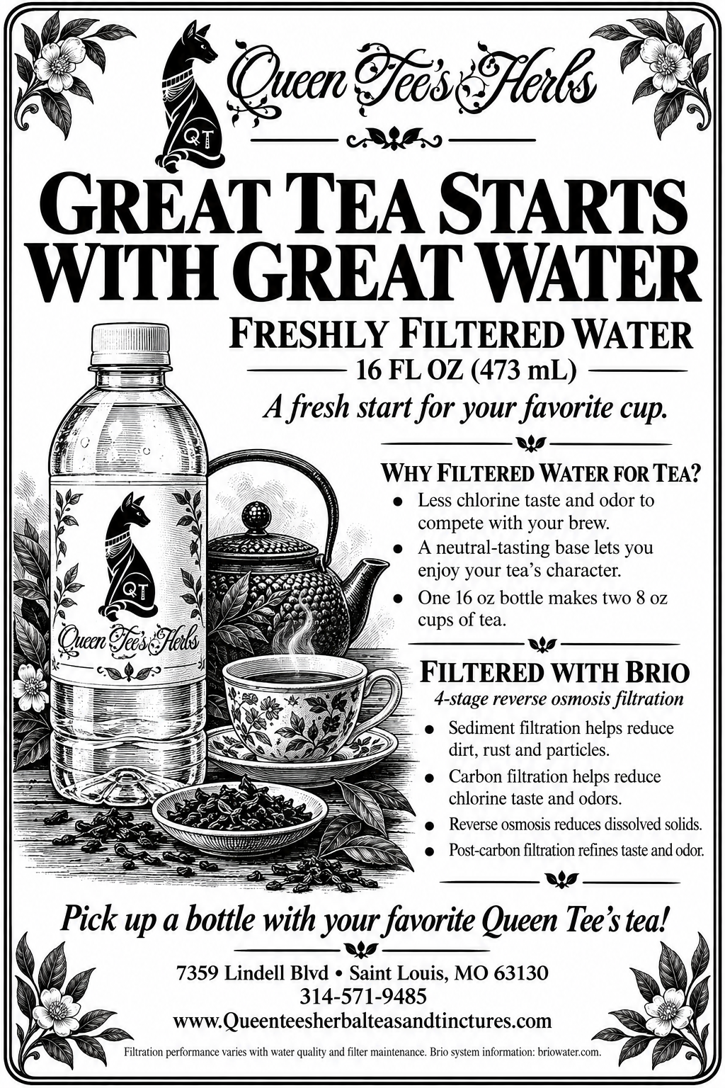 Brio Filtered Water 16oz