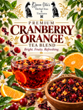 Queen Tee's Premium Cranberry Orange Tea Blend