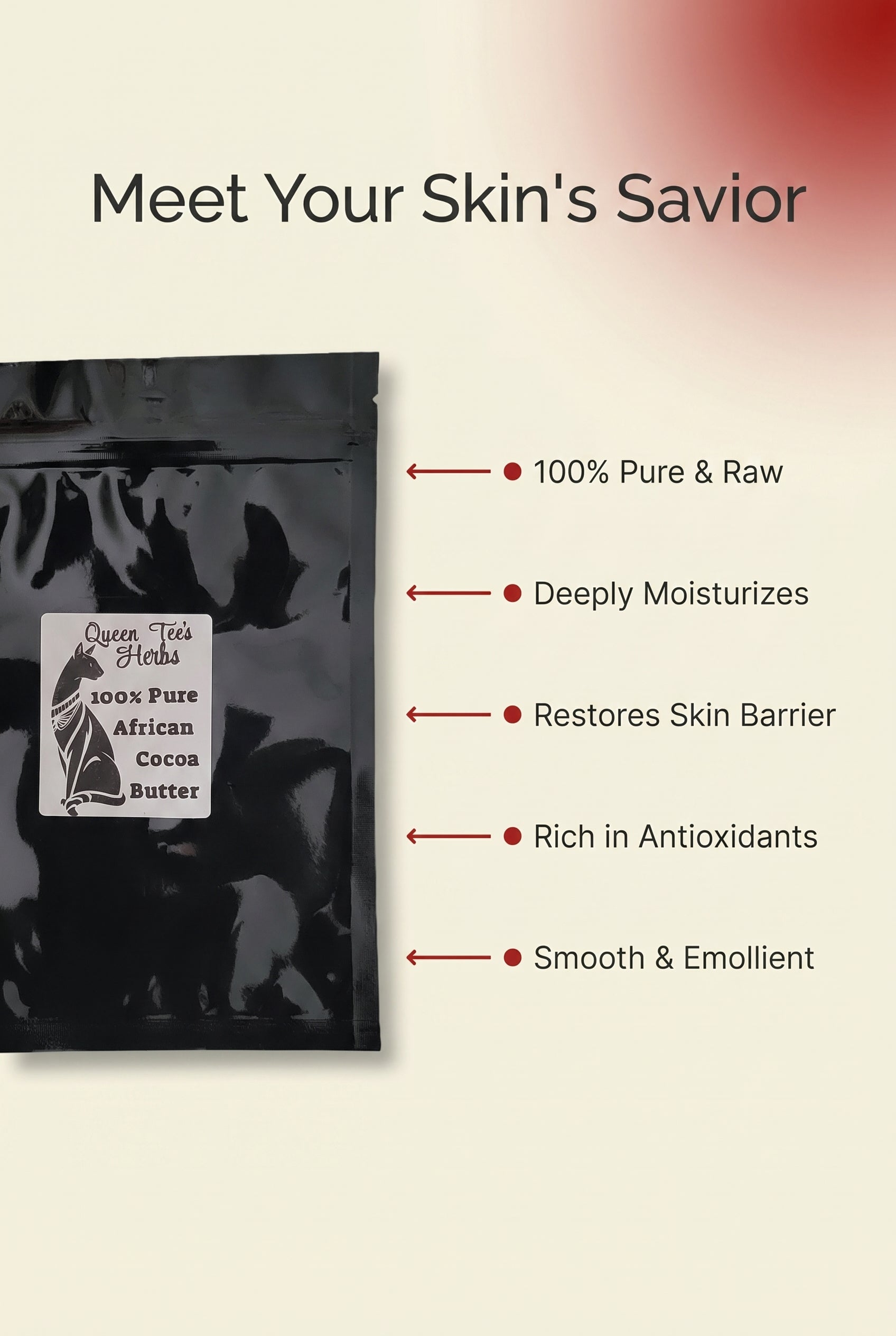 Queen Tees 100% Premium Pure African Cocoa Butter (Bulk)
