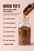 Queen Tee's Premium Yohimbe Bark (Pausinystalia johimbe)