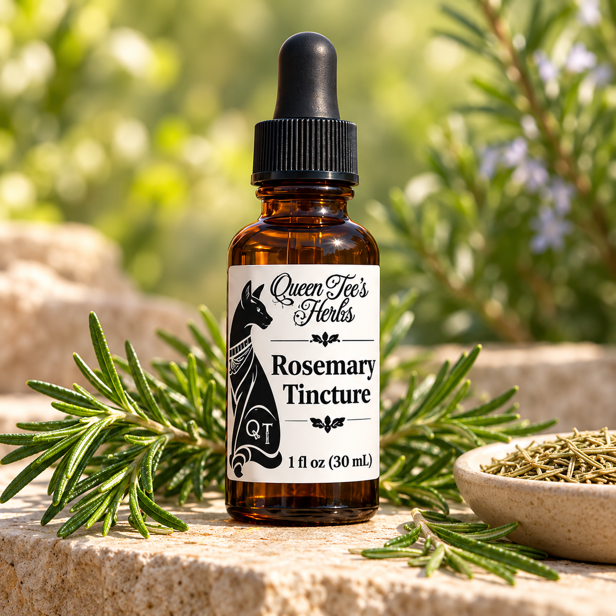 Queen Tee's Premium Rosemary Extract Tincture