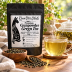 Premium Gunpowder Green Tea-Rolled Green Tea Leaves