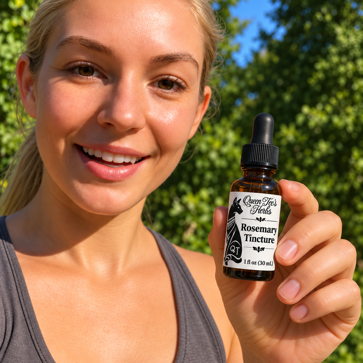 Queen Tee's Premium Rosemary Extract Tincture