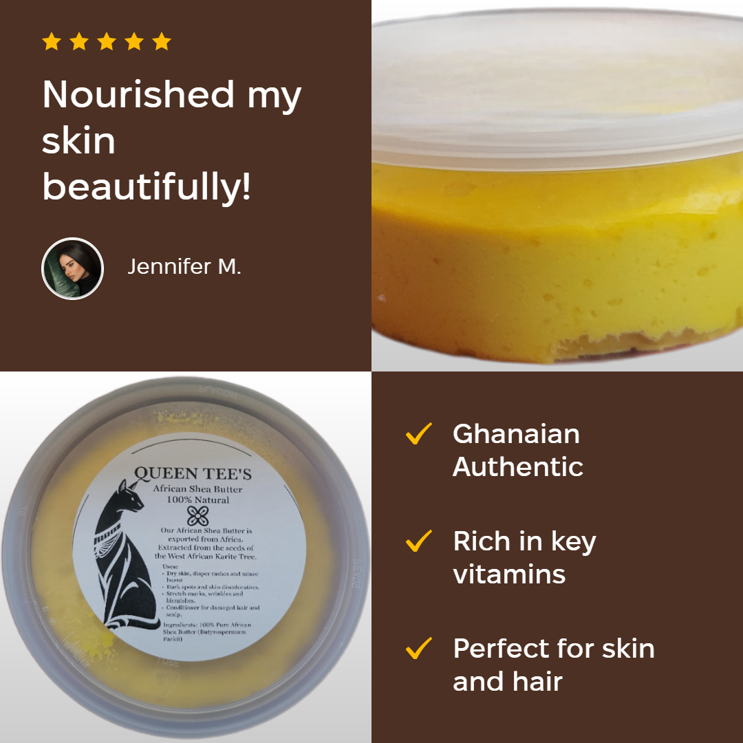 Queen Tee's Premium African Shea Butter 100% Natural