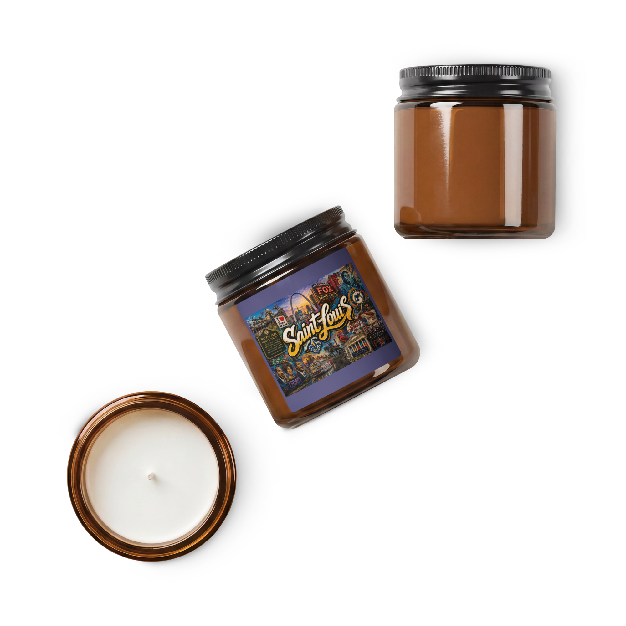 Saint Louis Icon Amber Jar Soy Candle