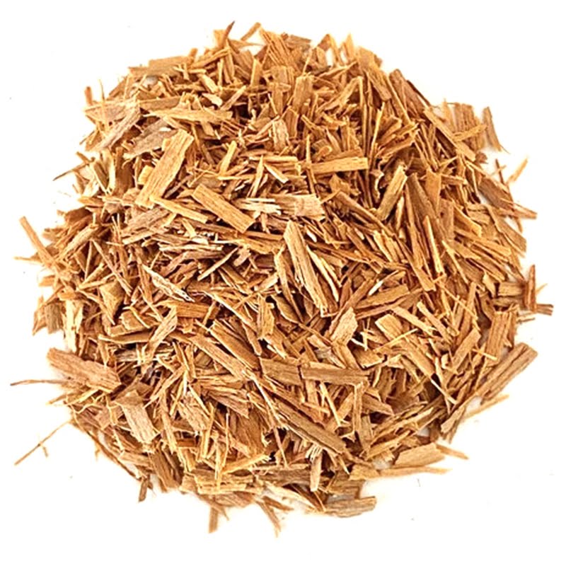Queen Tee's Herbal Teas Cat's Claw loose bark herb in a 1oz package, showing the natural dried bark for herbal tea.