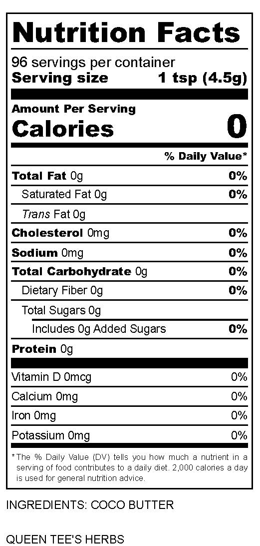 Queen Tees 100% Premium Pure African Cocoa Butter