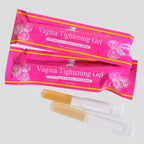 Feminine cleansing and tightening gel for women in a 3-pack by Queen Tee's Herbal Teas and Tinctures, with herbal-infused packaging.