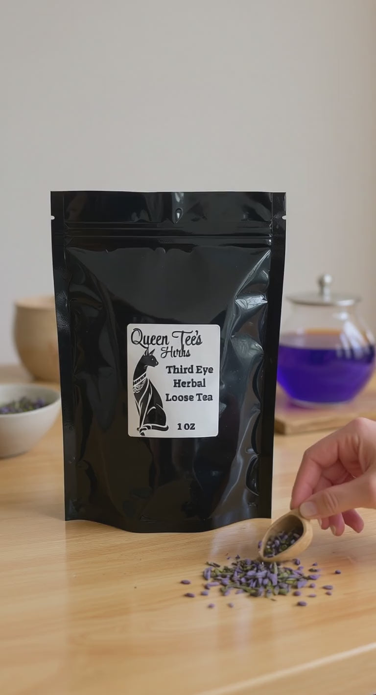 Queen Tee's Premium Third Eye Herbal Loose Leaf Tea Blend