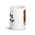 White glossy Fred Sanford mug, 15 oz, front view, made to order, from Queen Tee's Herbal Teas and Tinctures.